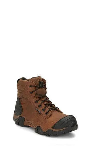 CHIPPEWA - WOMEN - 6" CROSS TERRAIN W/P BROWN NANO COMP TOE - WATERPROOF