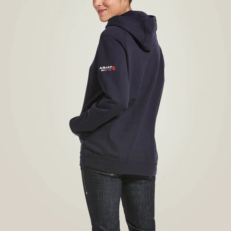 ARIAT - FR Womens Rev Pullover Hoodie, Navy