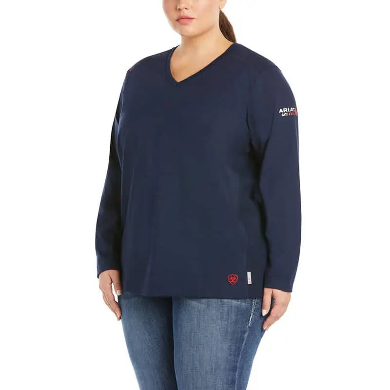 Ariat - Wms FR Ac L/S Top - Navy