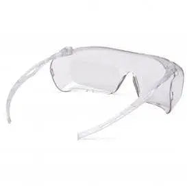 PYRAMEX - Clear - Over Glasses - H2X Anti-Fog Lens with Clear Temples