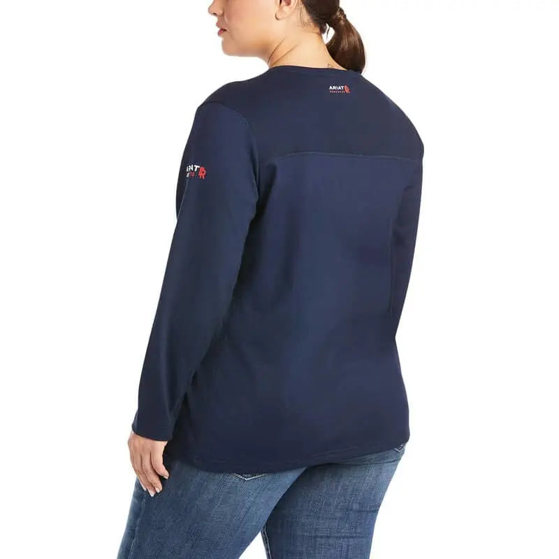 Ariat - Wms FR Ac L/S Top - Navy